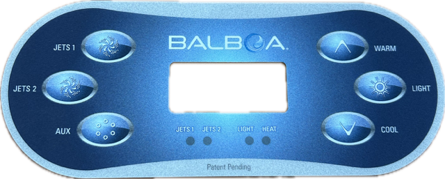 Overlay TP600 Generic with Blower Balboa Jet 1 / Jet 2 / (Aux) Blower