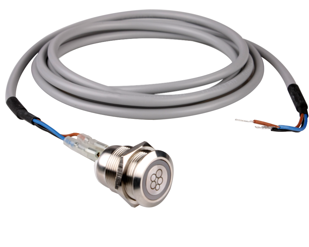 Led Button ??22 mm with Cable for Spa
