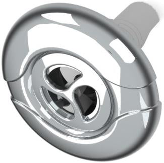 Jet Bath Large Eyeris Pulse Face Chrome 72mm