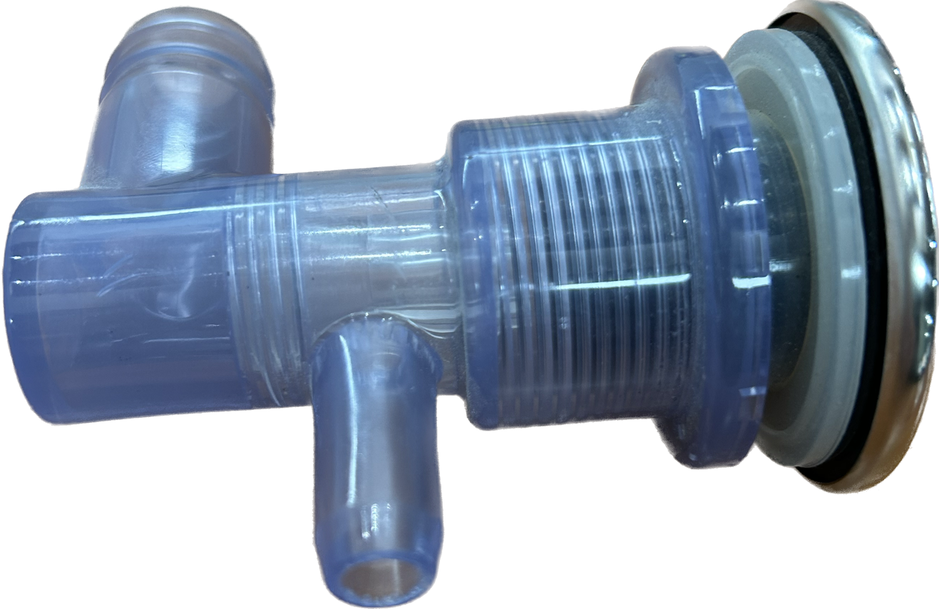 Jet Duo Directional Assembly Black SS Clear Body