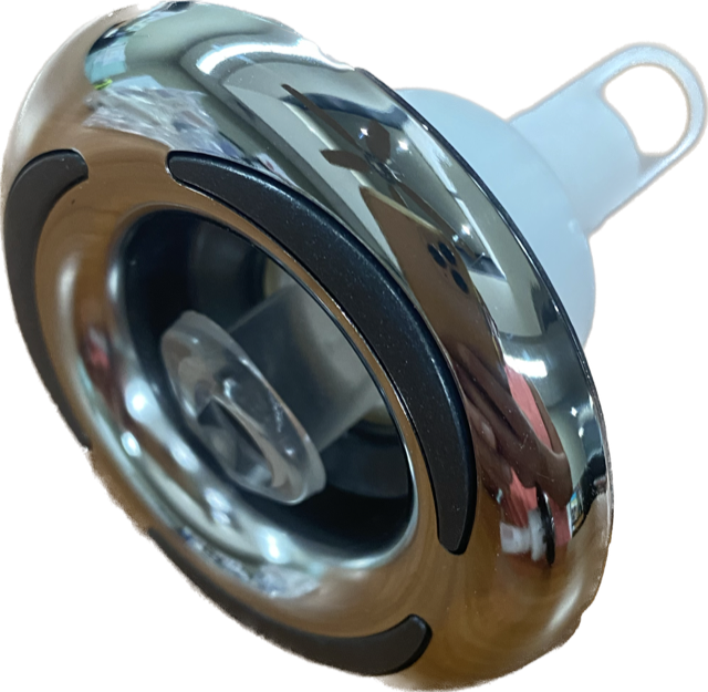 Jet Mini Hurricane Spin Face Metallic Grey 75mm