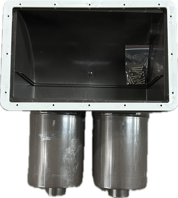 Spas Skimmer Box Assembly 100 SqFt Charcoal (Older style)