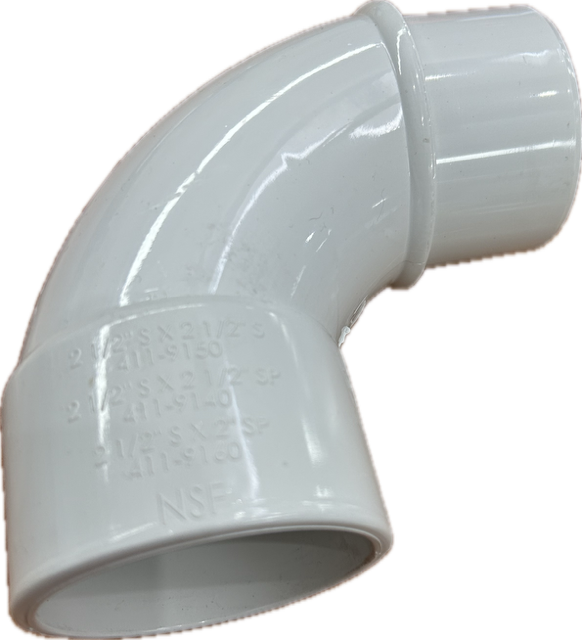 Sweep Elbow 63mm 90° Spigot to Socket