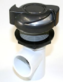 Valve 25mm 2 Way On/Off Sapphire Metallic Grey