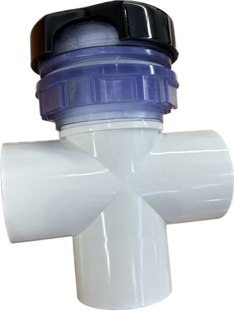 Valve 50mm 3 Way Black