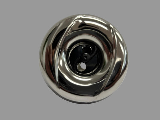Catalina Spa Spin Jet Face 3" (85.4mm) - Black/ Chrome