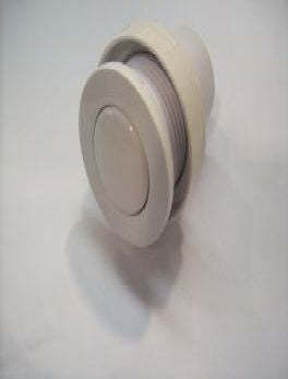 Air Button Bath Slimline White