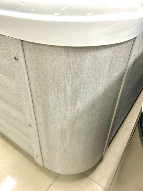 Corner Complete - Foiled 377x97 x700 White Wash