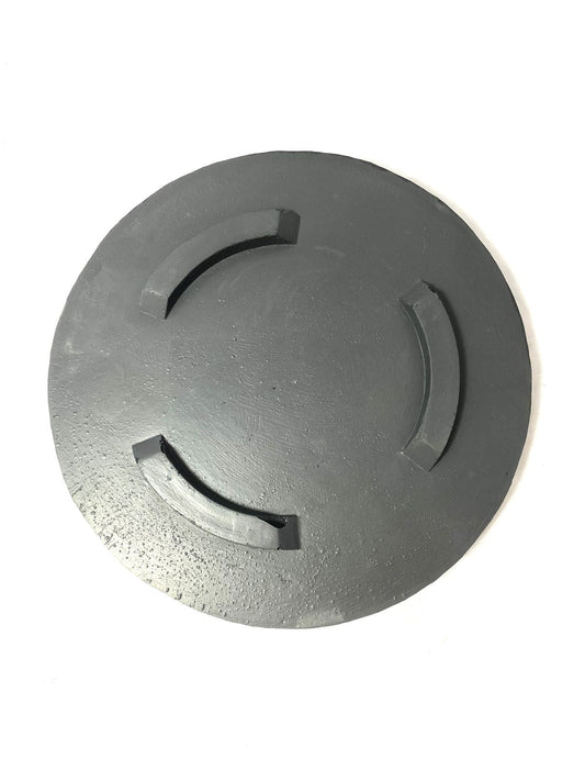Spa Lid Esky Round Charcoal – 5 Cup Holders Ø28mm