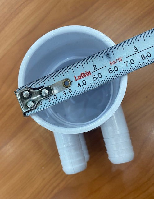 Manifold Water 4 Port (19mm) Closed (50mm)