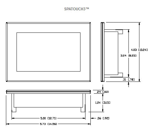 Balboa SpaTouch ST3 Touchscreen Touchpad - 57255