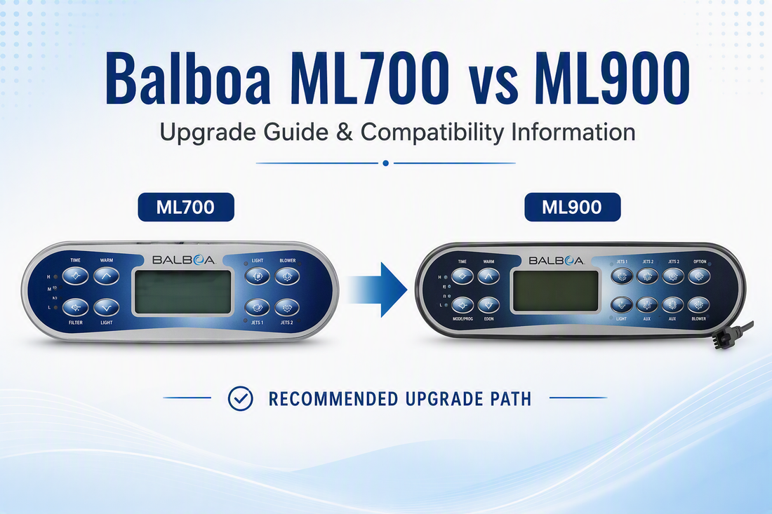How to Upgrade a Balboa ML700 Touchpad to a Balboa ML900 Topside Control Panel