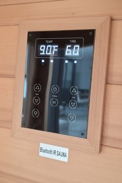 Control Panel for IR Sauna with Light Button