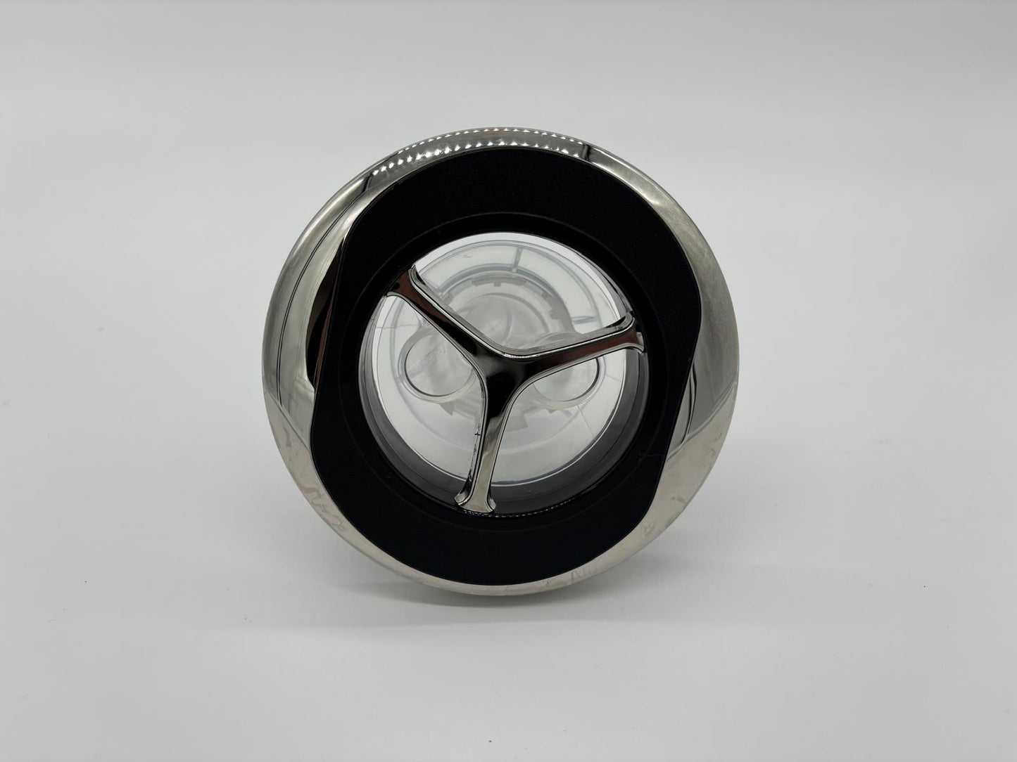 Spa Pulsating Jet 5" Complete with Body ƒ?? Black & Chrome
