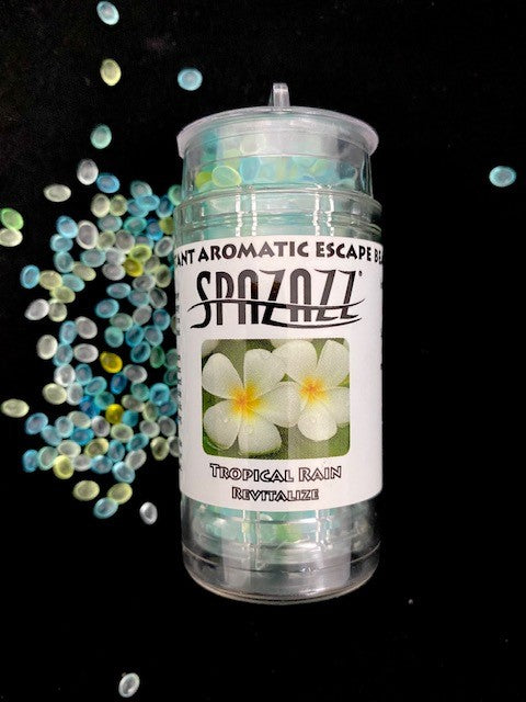 Aroma Beads 0.5 Oz Tropical Rain Revitalize - SPAZAZZ