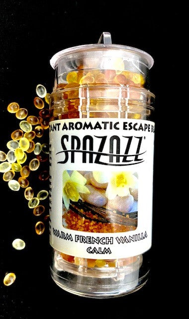 Aroma Beads 0.5 Oz Warm French Vanilla Calm - SPAZAZZ