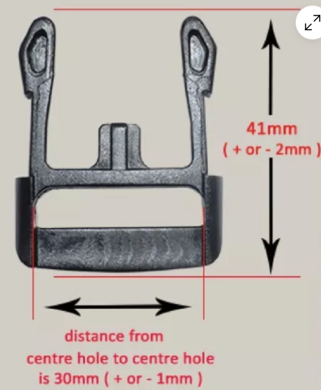 Spa Hardcover Lock clips (Set of 4 with Straps)