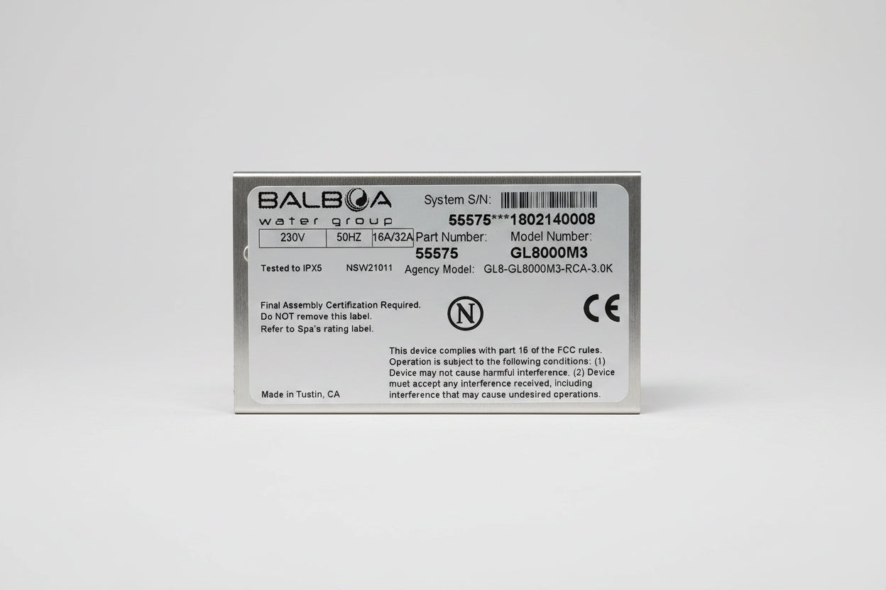 Balboa Controller GL8000 3KW Titanium Heater-(55575)