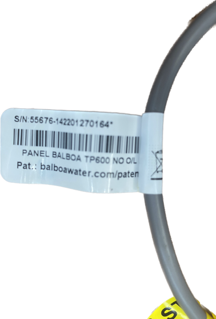Balboa Control Panel TP600 No Overlay (55676-14)