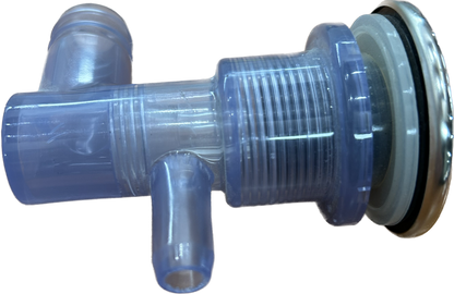 Jet Duo Directional Assembly Black SS Clear Body