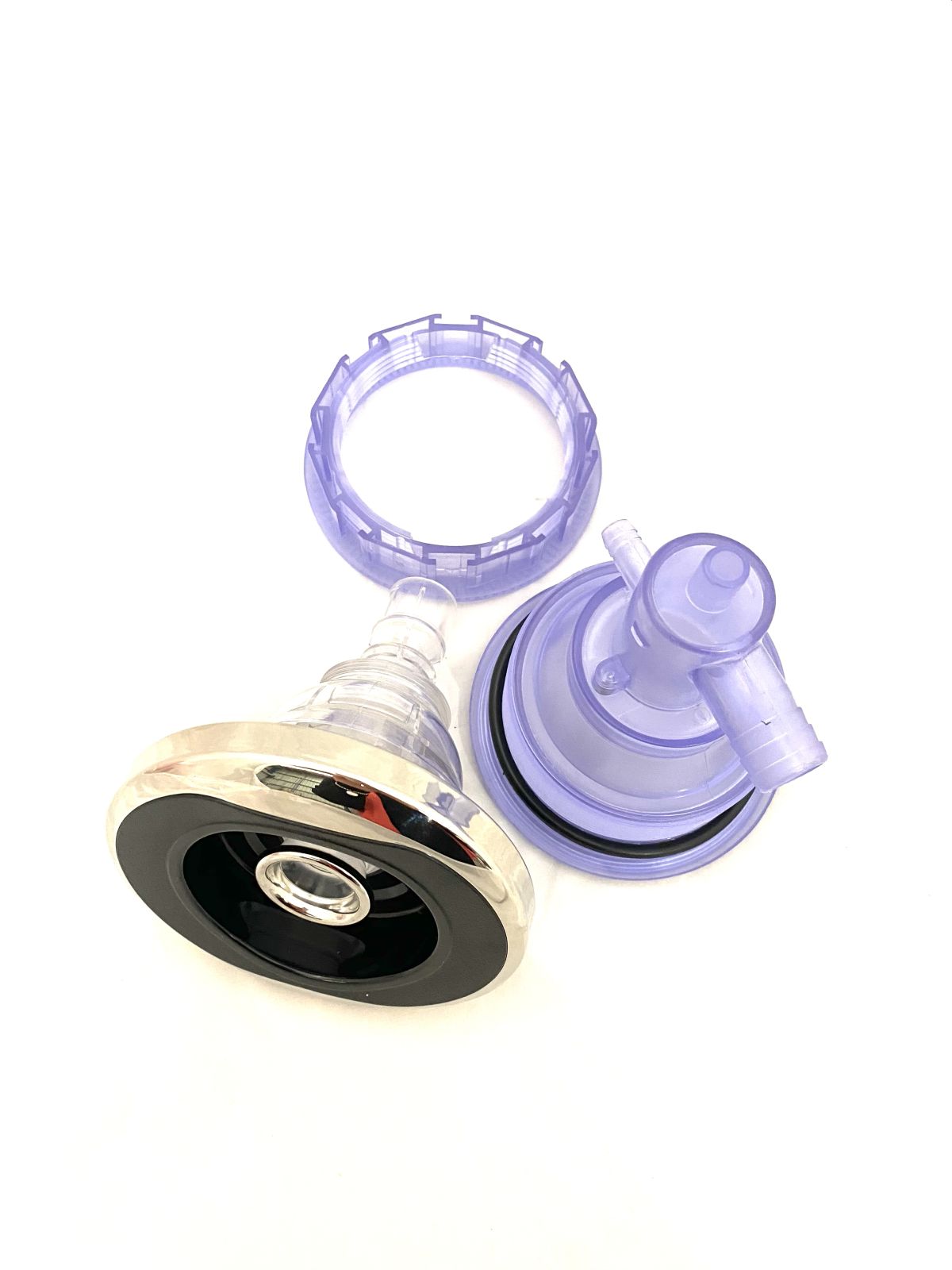 Jet Hurricane Directional Asse Black SS Clear Body 125MM