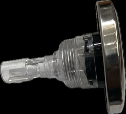 Jet Mini Hurricane Directional 3" Black, Chrome with Clear Body