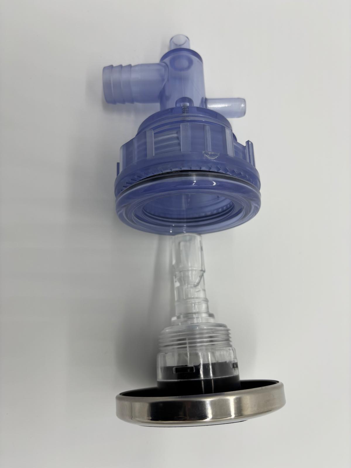 Spa Mini Pulsating Jet 3" Complete with Body – Black & Chrome