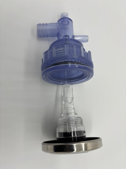 Spa Mini Pulsating Jet 3" Complete with Body – Black & Chrome