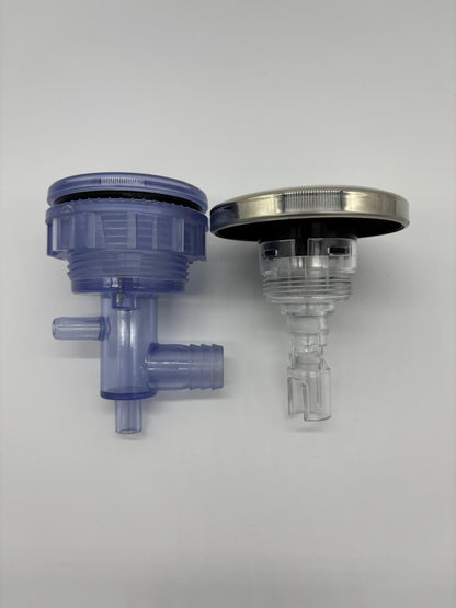 Spa Mini Pulsating Jet 3" Complete with Body – Black & Chrome