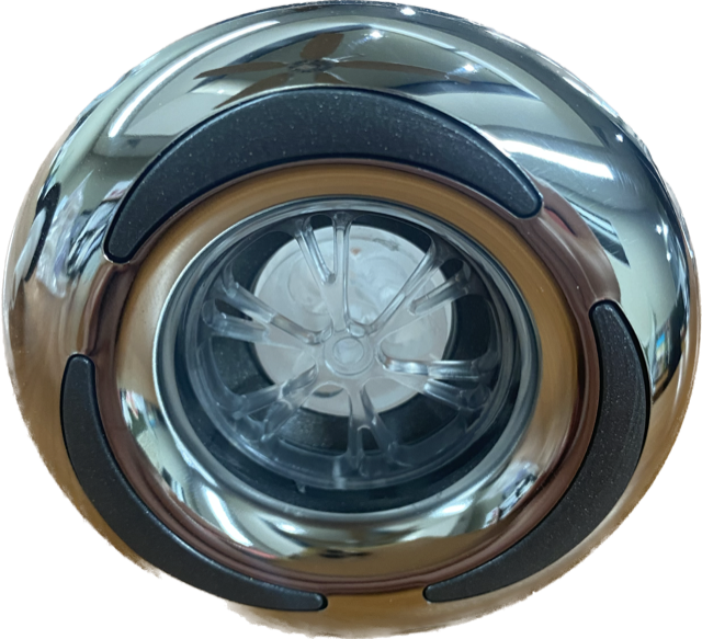 Jet Mini Hurricane Pulsating Face Metallic Grey