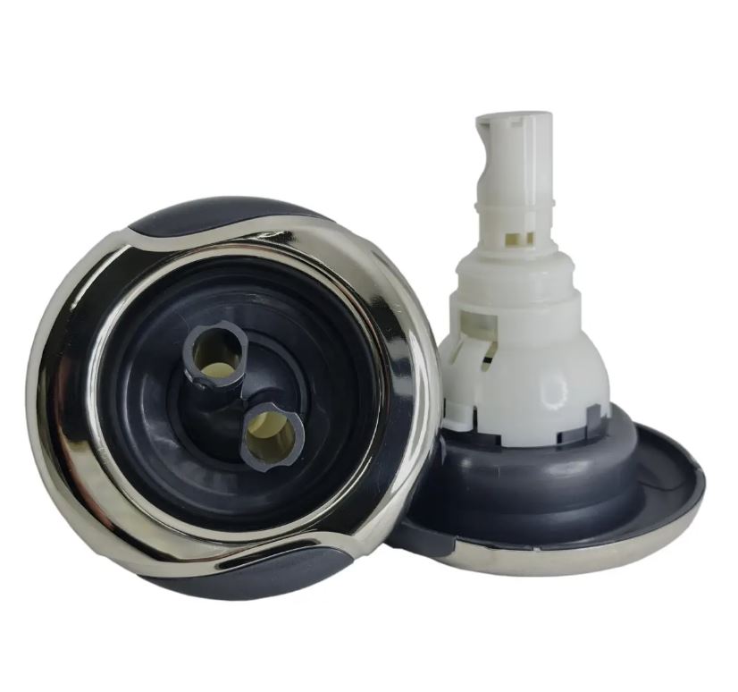 5″ Typhoon Jet Internal – Wave Face Twin Rotational Stainless Steel/Graphite Gray