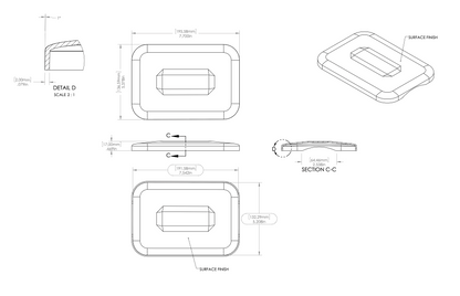 K1000 Touchpad Protective Cover