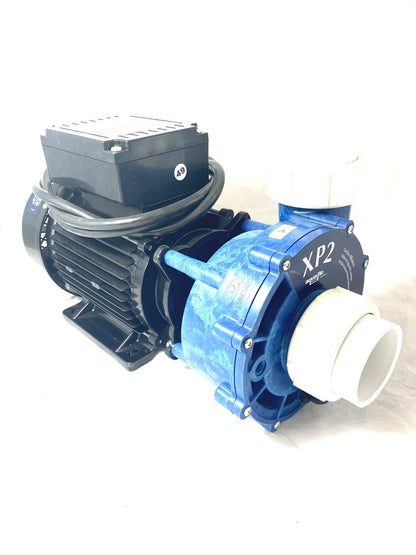 Gecko Pump 3HP 2SP 50Hz 2.5m Lead Amp Plug Blue - 50mm