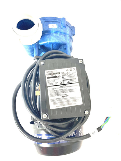 Gecko Pump 3HP 2SP 50Hz 2.5m Lead Amp Plug Blue - 50mm