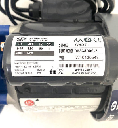 Gecko CMXP Circulation Pump Including 2" (50mm) Couplings