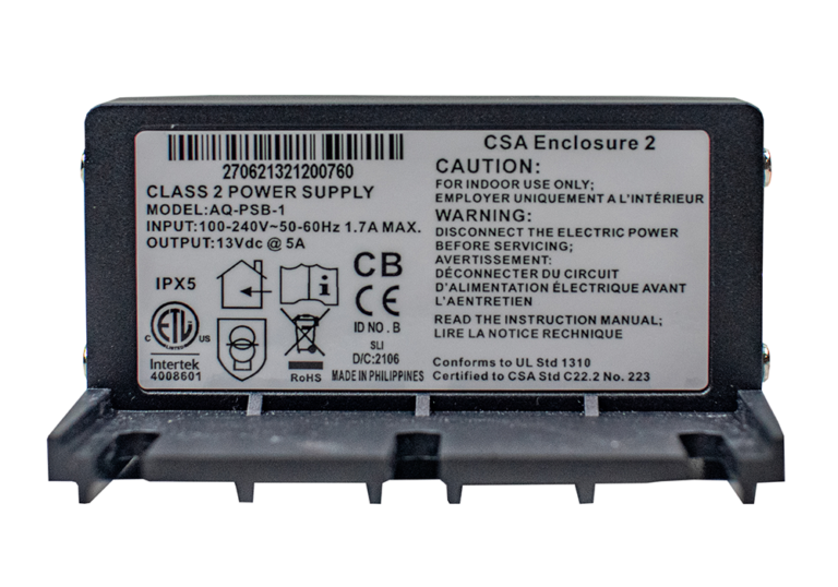 Aquatic AV AQƒ??PSBƒ??1 13V DC 5A Waterproof Power Supply ƒ?? IPX5