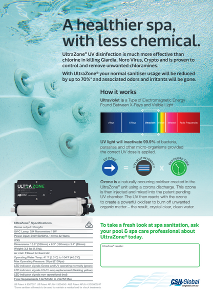 Sanitiser UltraZone UV + Ozone (Spa Guardian)