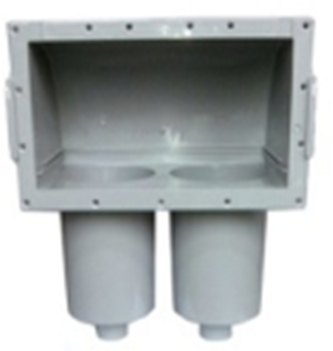 Skimmer Box Two Port (front load AFILK2525F) - Urban pools