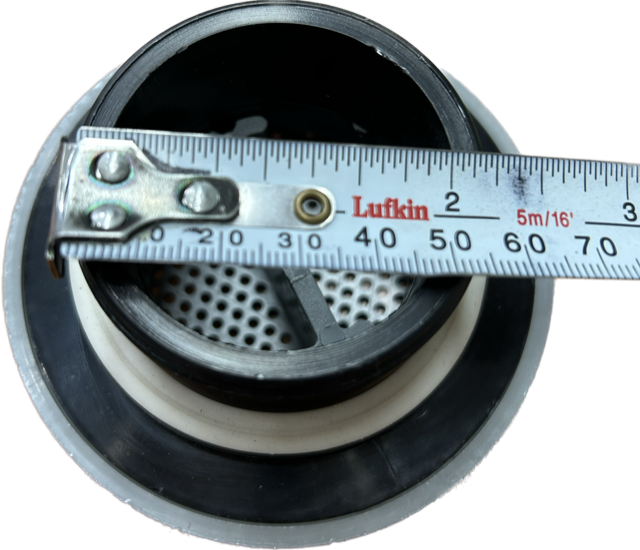 Suction Assembly 4in Grey Older models