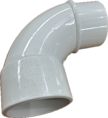 Sweep Elbow 63mm 90° Spigot to Socket