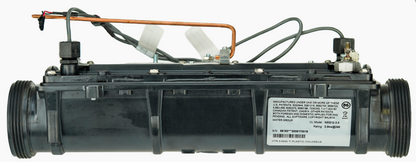 "Balboa 3.0kW Titanium Heater Tube 58153 with plastic housing, suitable for Revolution, Viper, and Colossus spa systems."