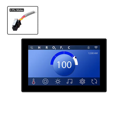 Balboa SpaTouch3 Plus Touchscreen Touchpad 57257 featuring a 7-inch full-colour spa control display with intuitive touchscreen controls for temperature, pumps, filtration, lighting and heating functions