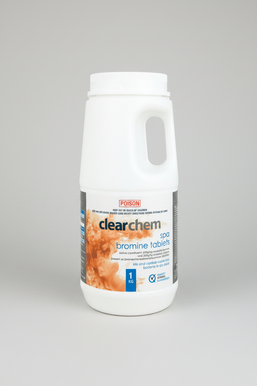 Clear Chem Spa Bromine Tablets 1kg
