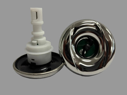Catalina Spa Spin Jet Face 3" (85.4mm) - Green/ Chrome