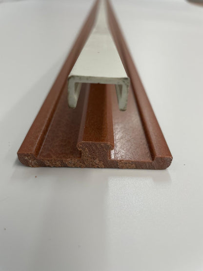 Spa Tufflock Cabinet Cover Strip with Rail 1220 x 60 x 8mm