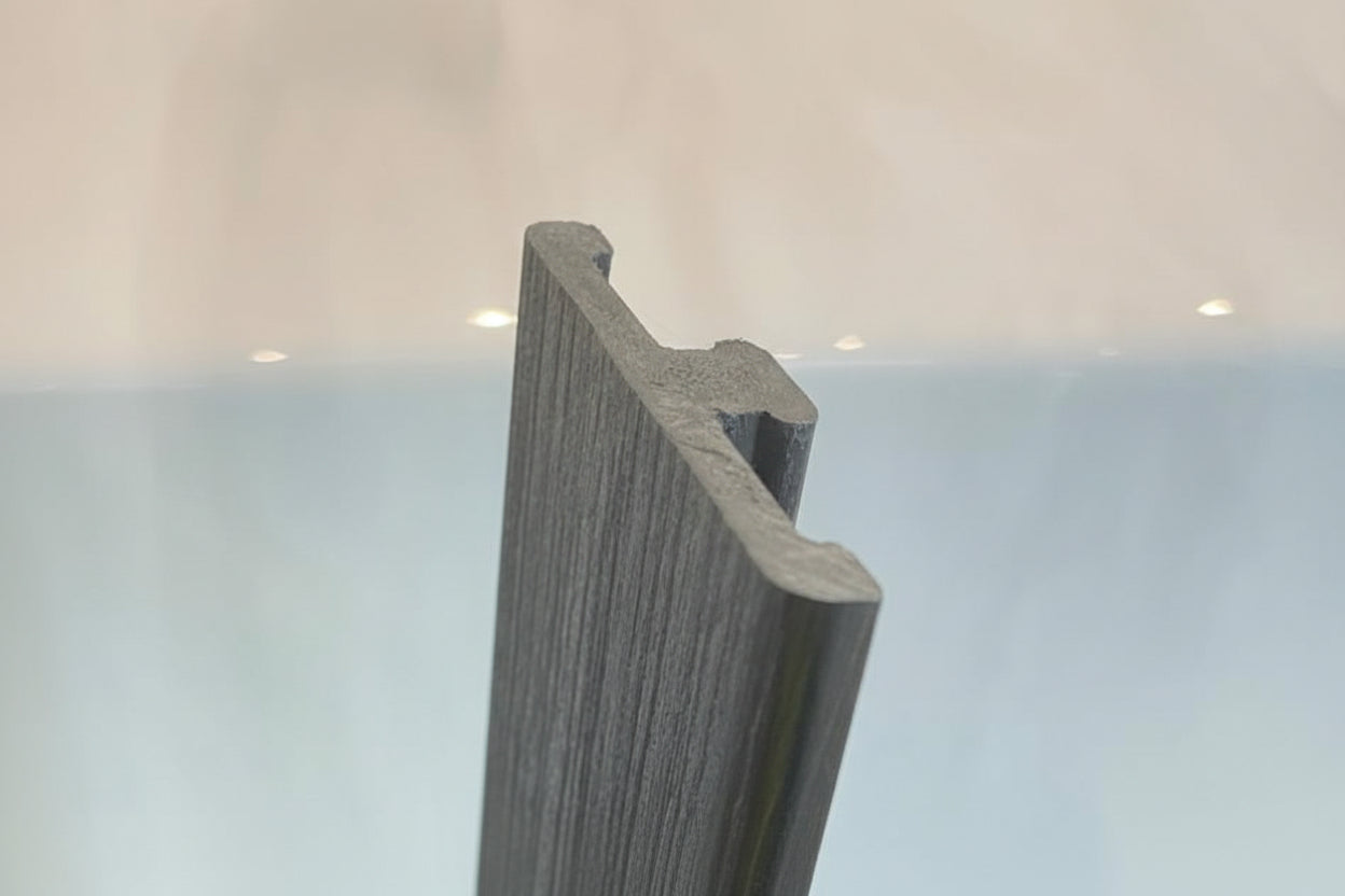 Spa Tufflock Cabinet Cover Strip with Rail 1220 x 60 x 8mm