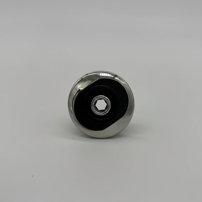 Spa Duo Jet 2" Directional Complete with Body ƒ?? Black & Chrome