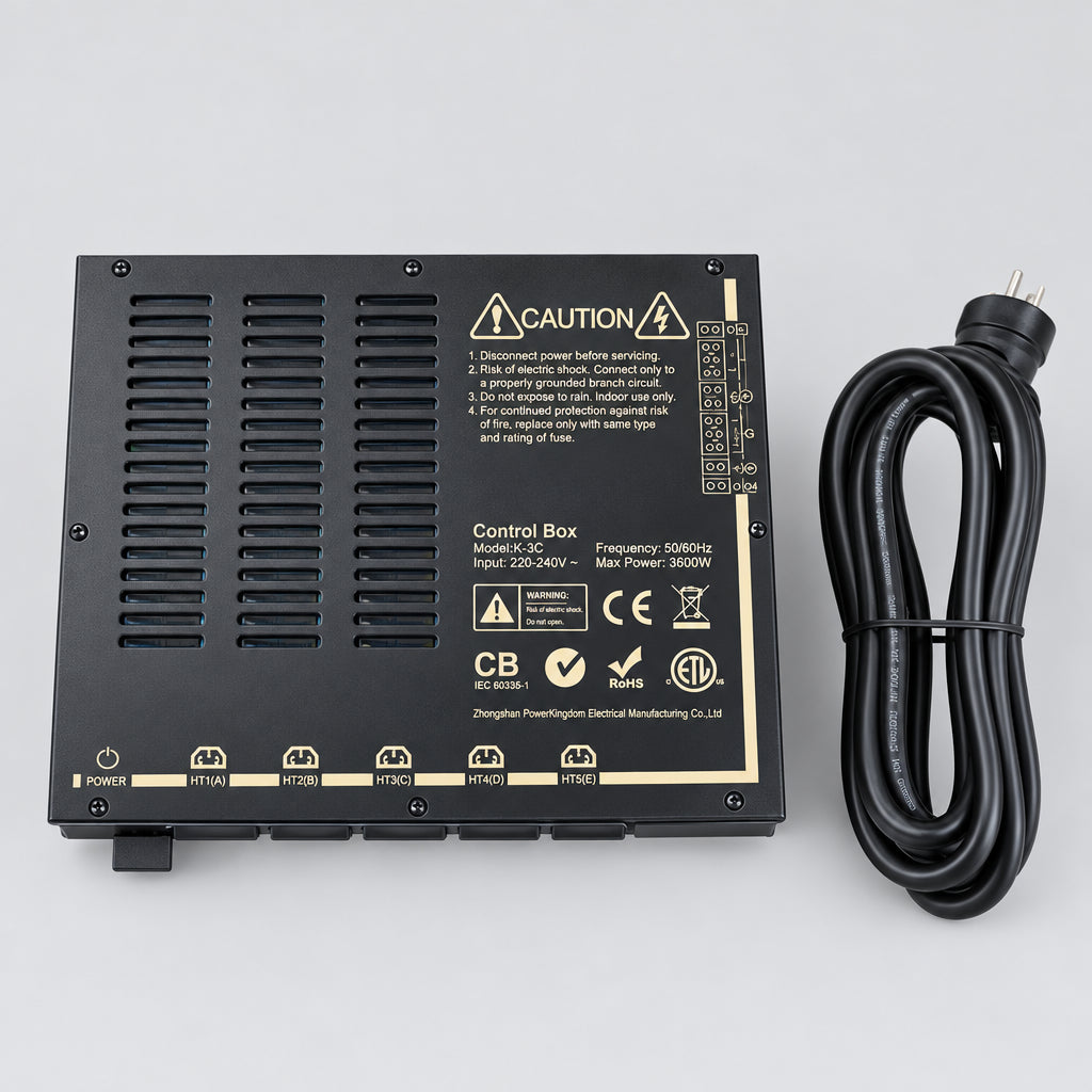 Control Box for IR Sauna New with LED Transformer - K3-2C