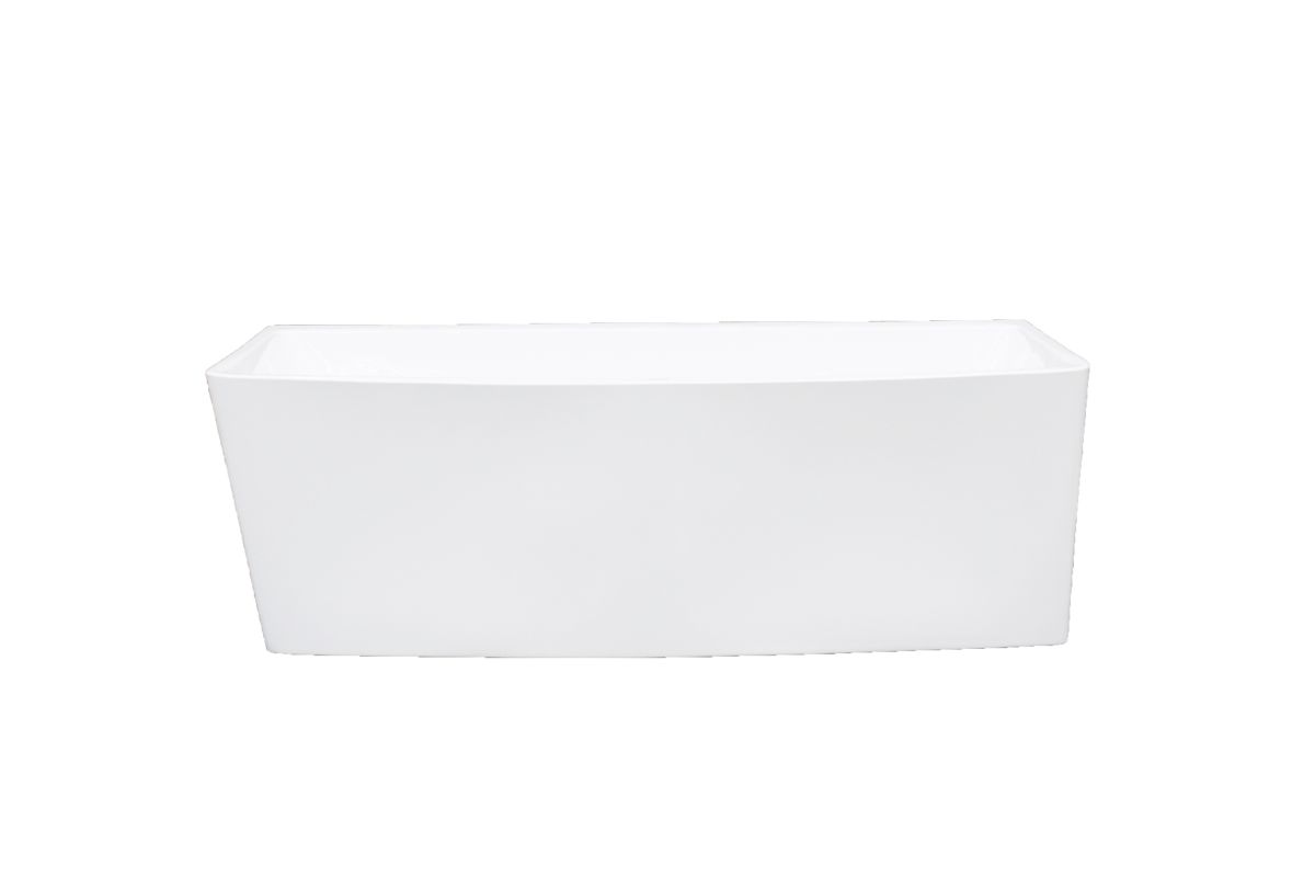 Lanark Bath Free Standing Dido White Right