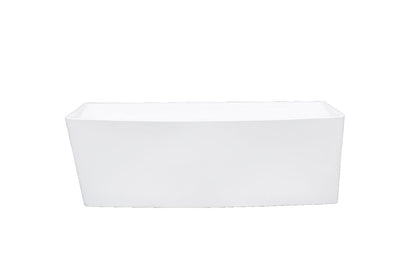 Lanark Bath Free Standing Dido White Right